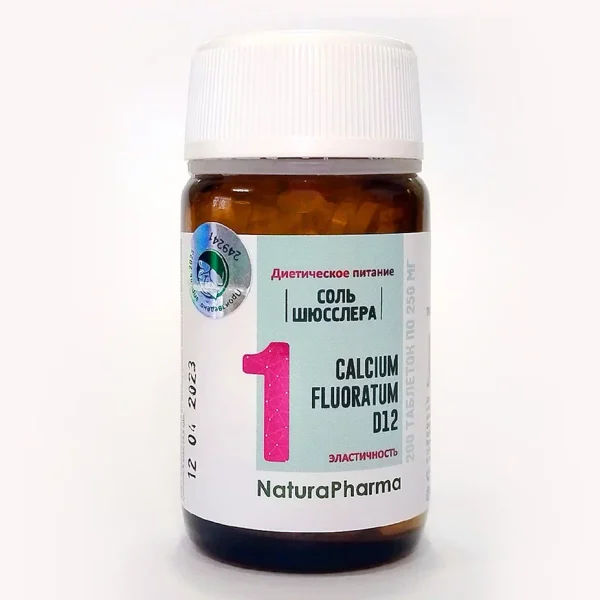 Schussler's Salt No. 1 Calcium Fluoratum D12 (Calc Fluor) Calcium Fluoride